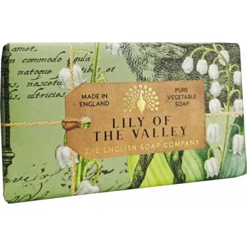 Mýdlo The English Soap Company Lily of the Valley 190g tuhé mýdlo s vůní konvalinky a jasmínu