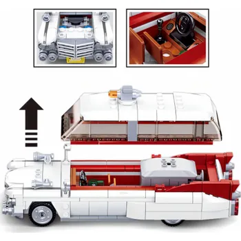 Stavebnice Sluban Sluban ModelBricks M38-B1099 Americký vůz pro lupiče