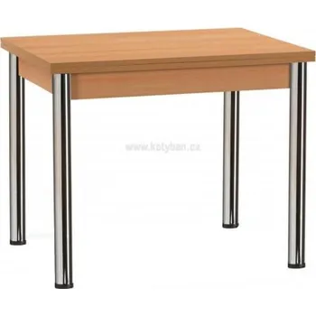 Jídelní stůl Rozkládací jídelní stůl Kniha chrom 90x68 Dub canyon Doprava ZDARMA.