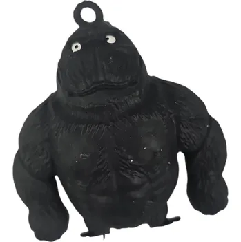 Figurka Leventi King Kong Gorila antistresová natahovací hračka 8 cm - černá