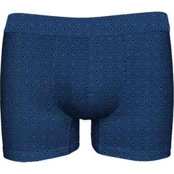 Boxerky John Frank pánské boxerky modré z mikro modalu, Modrá XL i321_95684-461613