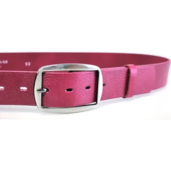 Opasek PENNY BELTS 11753 Dámský kožený opasek růžový 90cm