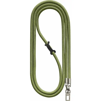 Luxusní šňůrka na mobil Royal Cord Silver zelená 8 mm