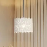 Závěsné svítidlo Lindby Aralena, bílá, kov, Ø 26 cm - Ø stříšky 10 cm 1 x 15 W LED