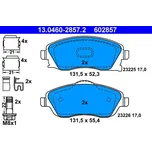 Sada brzdových destiček, kotoučová brzda ATE ATE 13.0460-2857.2