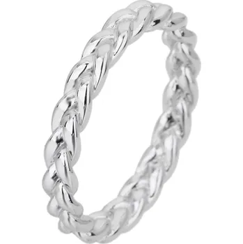 Souprava šperků Bealio BEALIO Stříbrný prsten PLETENÝ Velikost prstenu: 58 03-13247-2747