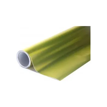 Polep vozidla Matná chromovaná zlatá auto wrap fólie 152x1000cm - interiér/exteriér