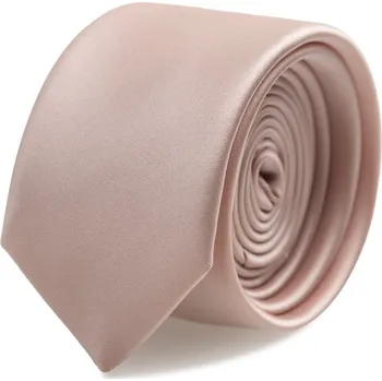 Kravata Kravata XL s kapesníčkem Brinkleys - pudrová provedení: kravata Classic - prodloužená délka