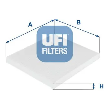 Auto-moto Filtr, vzduch v interiéru UFI 53.088.00