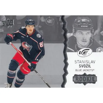 Sběratelská karetní hra insert RC karta STANISLAV SVOZIL 23-24 UD Ice Rookies číslo 102