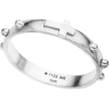 Prsten Bealio BEALIO Stříbrný modlitební prsten DESÁTEK růženec Velikost prstenu: 55 03-11265-1146