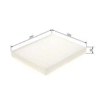 Kabinový filtr Kabinový filtr Škoda FABIA IV (PJ3) Bosch - 1.0MPI, 1.0TSI, 1.5TSI -