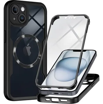 Techsuit MagSafe ColorVerse 360, iPhone 14, černý