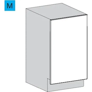 Kuchyňská skříňka EBS Next Dvířka na myčku diamantově šedá, 45 cm 6045975