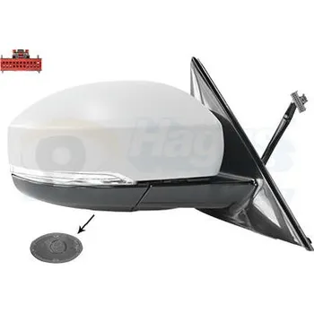 Autodíl vnejsi zpetne zrcatko VAN WEZEL 0246828