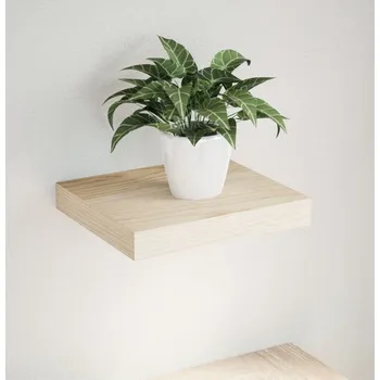 police vidaXL Plovoucí police 23 x 23,5 x 4 cm kompozitní dřevo [4010679]