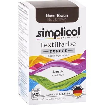 Speciální výtvarná barva Simplicol barva na textil Oříškově hnědá 150g