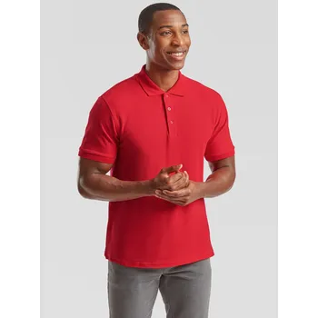 Iconic Polo Friut of the Loom Men's Red T-shirt Fruit of the Loom červená 2467329