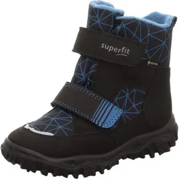 Chlapecká zimní obuv Dětské zimní boty HUSKY Black/Blue Goretex, Superfit, 1-006080-0010, modrá - 41