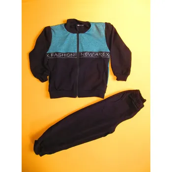 Arex, ČR Tepláková souprava New Fashion 1 Barva: černá+petrolejová, Velikost: 116