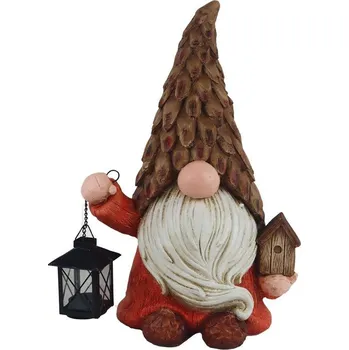 Vánoční dekorace Dekorační skřítek s lucernou X6161