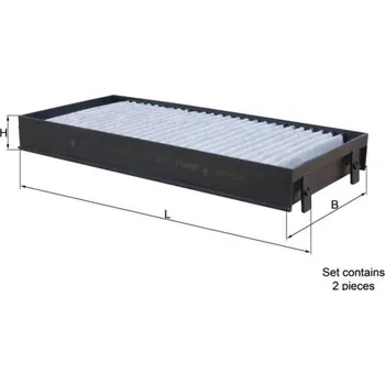 Kabinový filtr Filtr, vzduch v interiéru KNECHT LAK 221/S