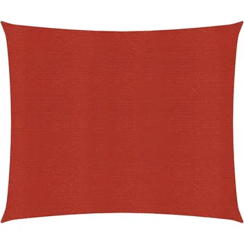Stínicí plachta vidaXL Stínící plachta 160 g/m2 červená 2 x 2,5 m HDPE