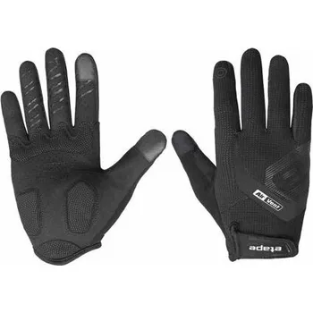 Cyklistické rukavice Etape FOX+ cyklistické rukavice černá velikost oblečení XL