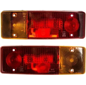 Osvětlení automobilu Zadní světlo C-360 Přívěs 2ks L+P leštěná WAS Waś 67515