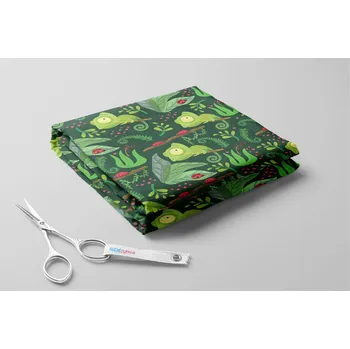 Fleece antipiling, Chamíci a berušky Barva: Zelená