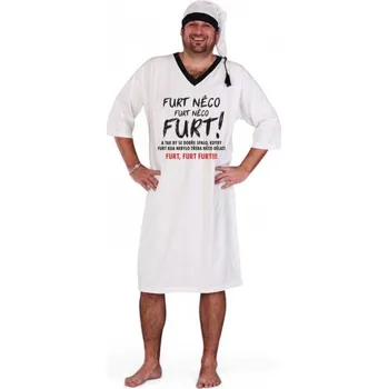 Pánské oblečení Noční košile - Furt něco - bílá - M