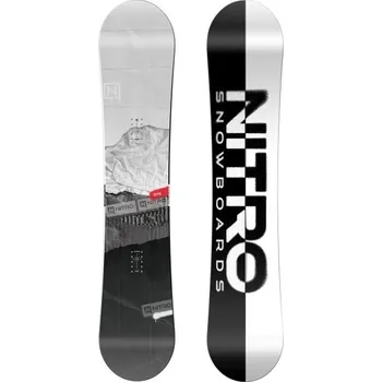Snowboard Snowboard NITRO PRIME RAW WIDE 163 Černá, Bílá, Mix
