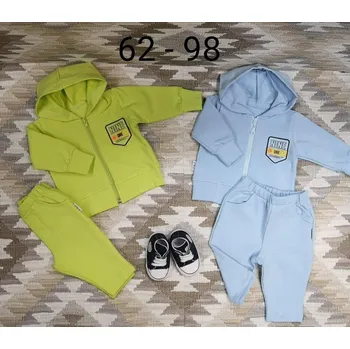 Kojenecká souprava Dino Dini Chlapecká tepláková souprava 21714 modrá barva: modrá, Rozměr: 86