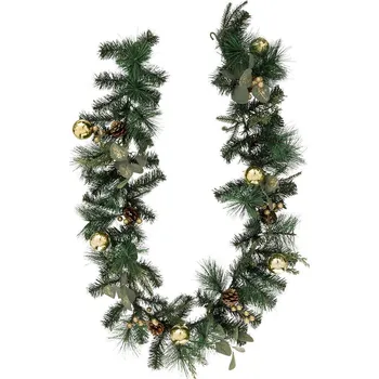 Vánoční dekorace Atmosphera Girlanda s vánočními koulemi, 200 cm
