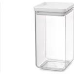 Plastová dóza Brabantia SQUARE 1,6l světle šedá