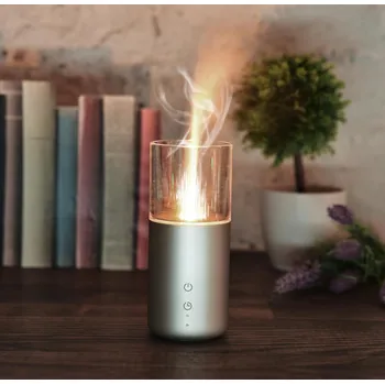 Aroma difuzér AROMIQA | přenosný USB aroma difuzér | LED osvětlení & časovač | sonická technologie Dedra