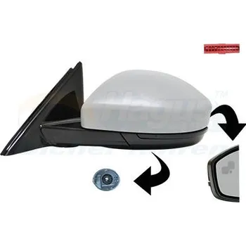 Autodíl vnejsi zpetne zrcatko VAN WEZEL 0261827