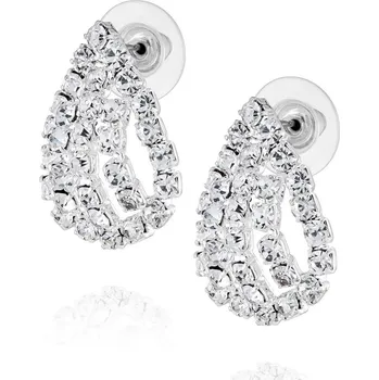 Náušnice Štrasové náušnice kapky Emersyn