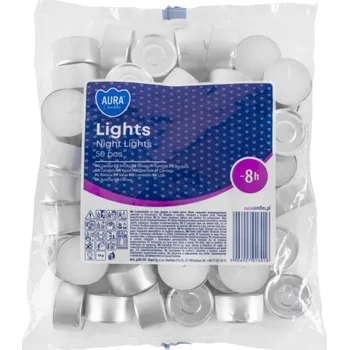 Svíčka Bispol Čajové svíčky v sáčku 50 ks