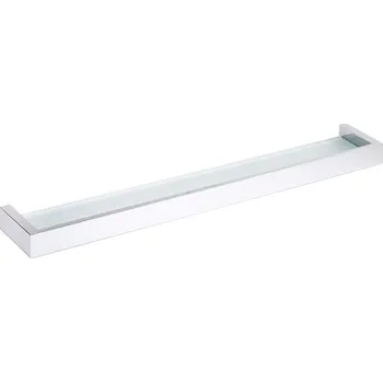 Drátěná police Polička skleněná Bemeta Gamma 600 mm pískované sklo/chrom