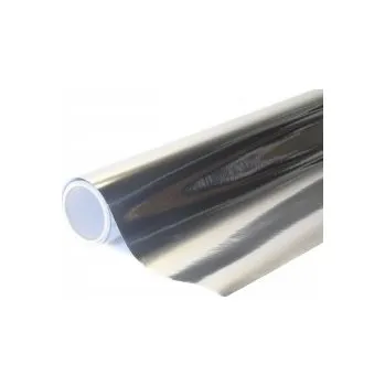 Polep vozidla Chromovaná zrcadlová 3vrstvá stříbrná auto wrap fólie 152x1500cm - interiér/exteriér