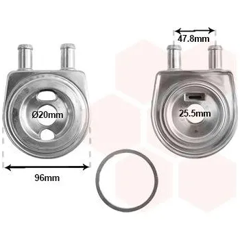 Chladič oleje, automatická převodovka VAN WEZEL 09003287