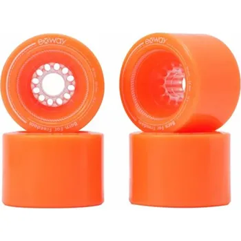 Longboard Exway - Atlas Kolečka - Street 90mm (oranžová, 4 ks)