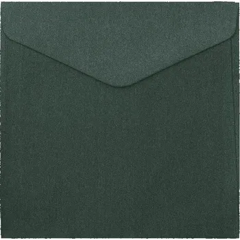 Obálka Galeria Papieru Ozdobné obálky Pearl - 16 x 16 cm, 150 g/m2, zelené, 10 ks