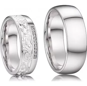 Prsten Stříbrné snubní prsteny SP-7038