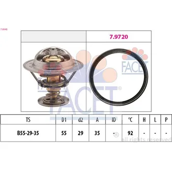 Auto-moto Termostat, chladivo FACET 7.8945