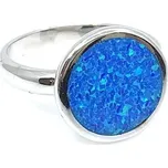 Šperky Jan Kos Jan Kos jewellery Stříbrný prsten s modrým opálem 12118806