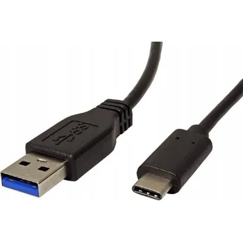 Datový kabel USB kabel (3.1), USB A M - USB C M, 0.5 m, kulatý