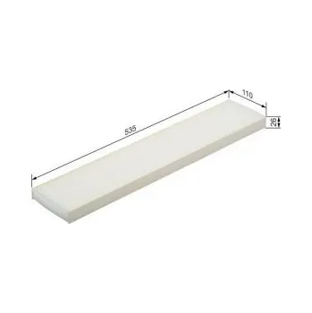 Kabinový filtr Kabinový filtr Seat ALHAMBRA (7V8, 7V9) Bosch - 1.8T20V, 2.0i, 2.8V6, 2.8V6 4x4, 1.9TDI,