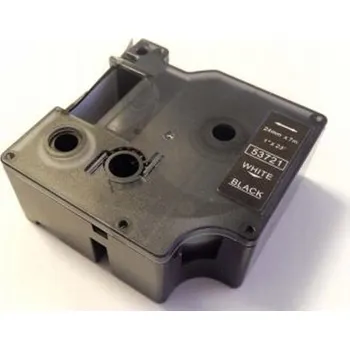 Pásek do tiskárny Naplnka Kompatibilní páska s Dymo 53721, 24mm x 7m, bílý tisk / černý